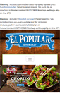 Mobile Screenshot of elpopularchorizo.com